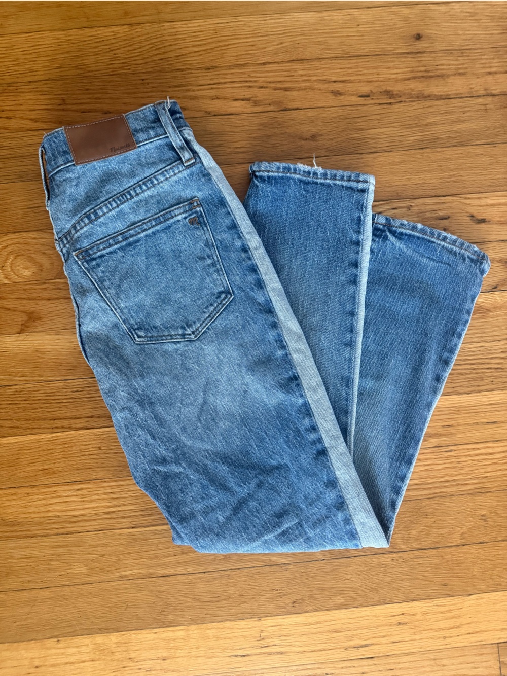 Madewell High Rise Slim Crop Boyjean Side Stripe Jeans Women’s 23